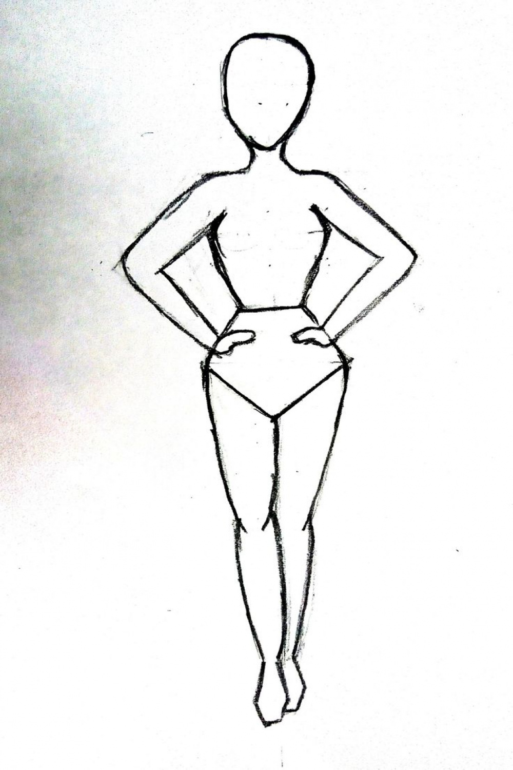 Step by step guide to draw Fashion sketches for beginners
