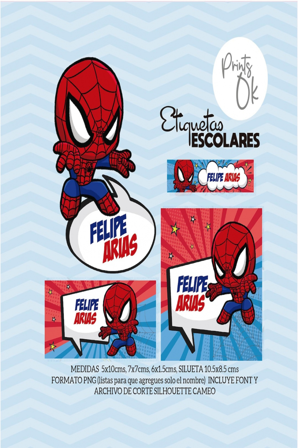 Superhero Label School Name Spiderman Label School Editable - Etsy