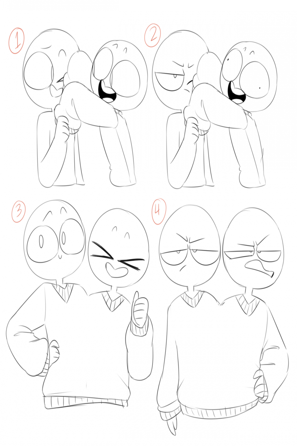 SWEATER POSES  “Some people suggested me more sweater poses, I