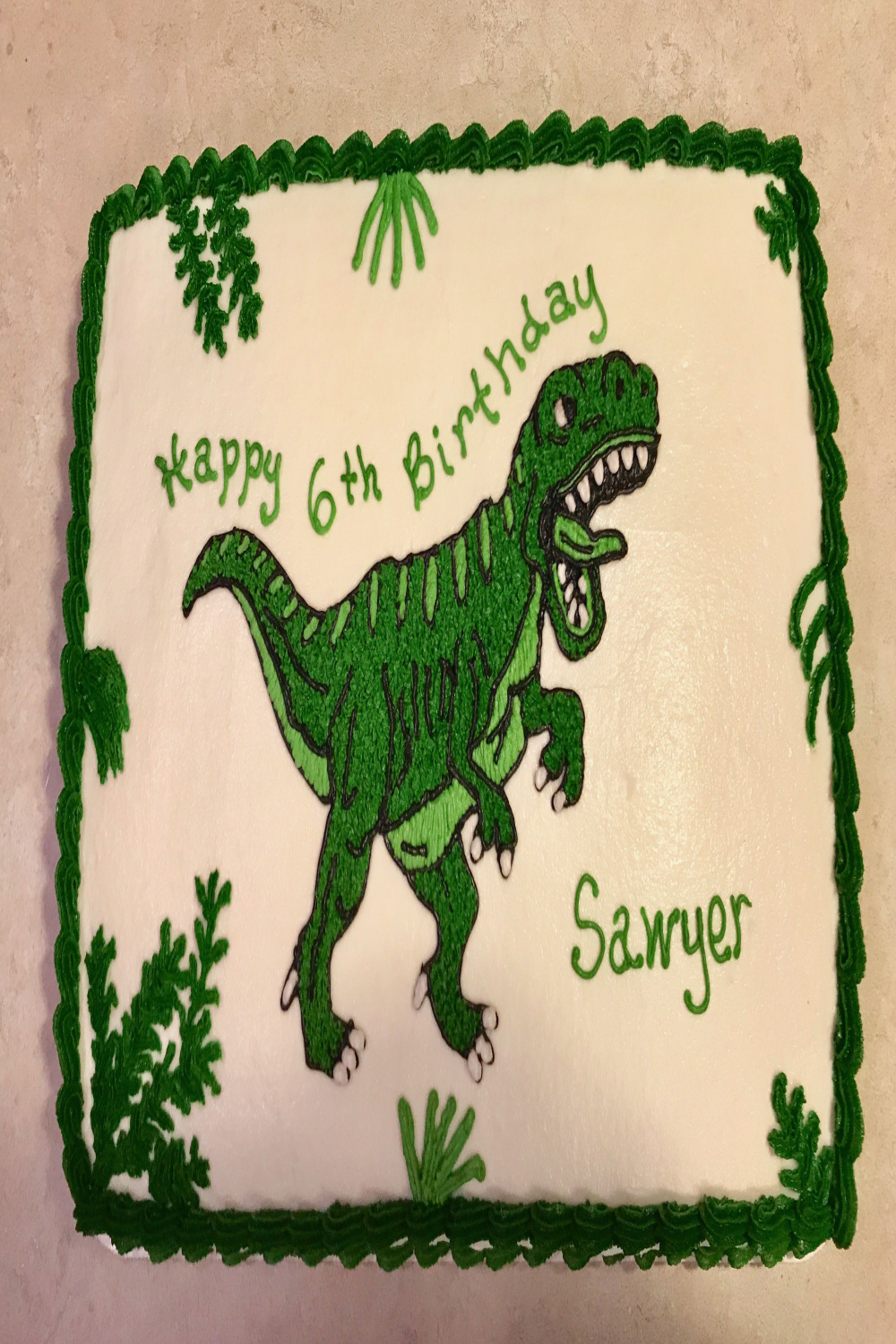 T-Rex Dinosaur Cake  Dinosaur cake, Rex, Dinosaur