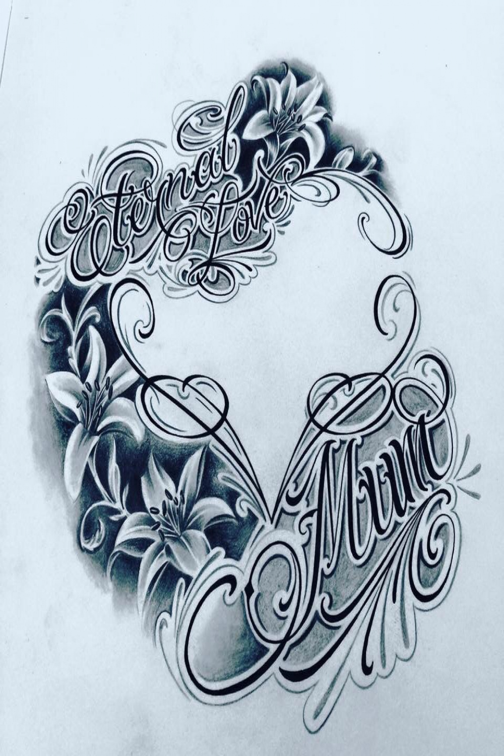 Tattoo éternel Mum  Flower hip tattoos, Rose drawing tattoo