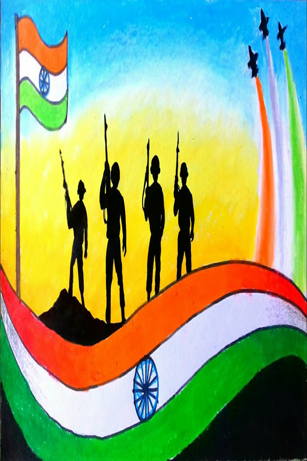 th august drawingindependence day
