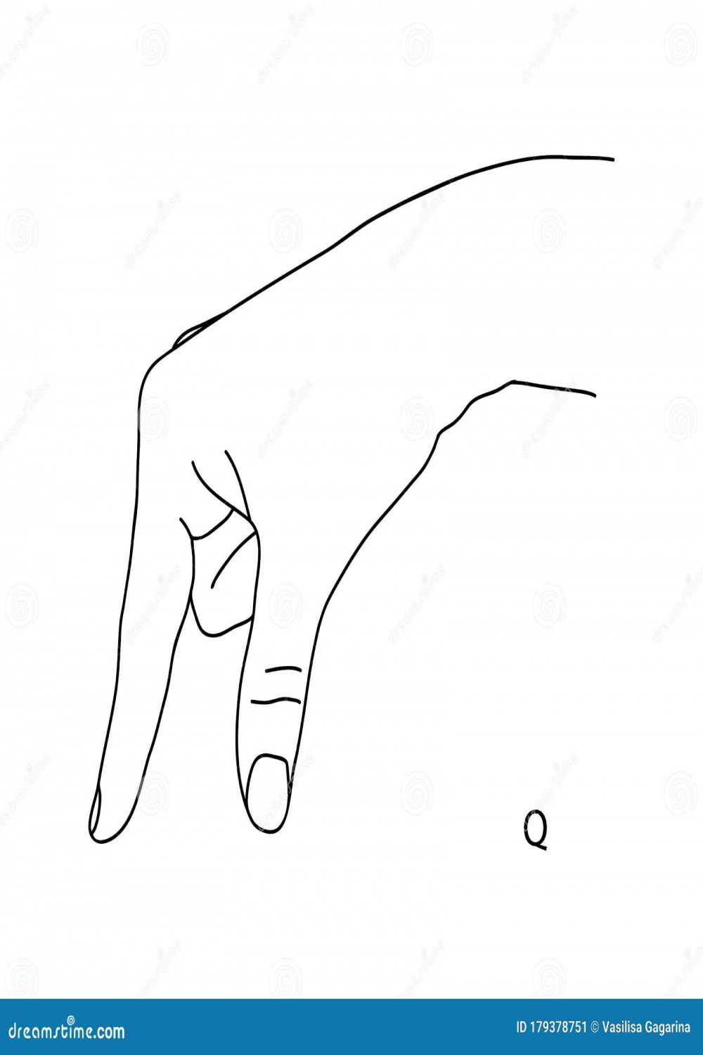 The Drawing of a Human Hand