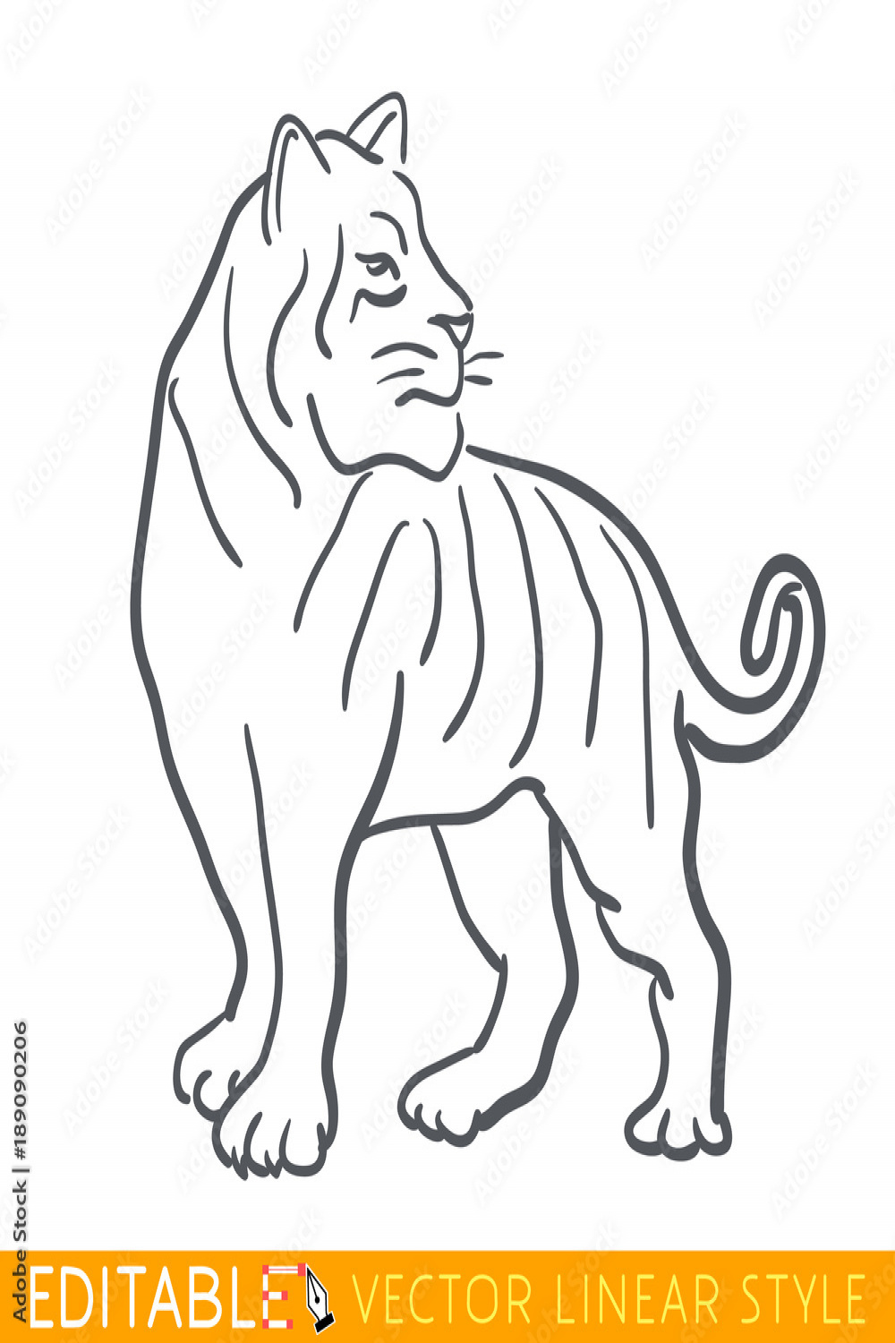 Tiger zodiac sign. Tiger Chinese year. Calendar