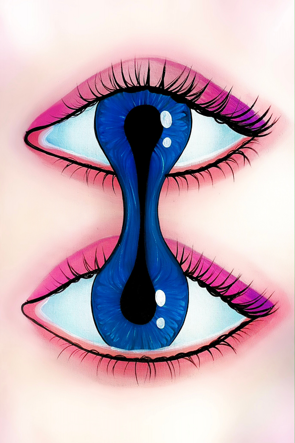 Trippy Eye Art Print - Etsy