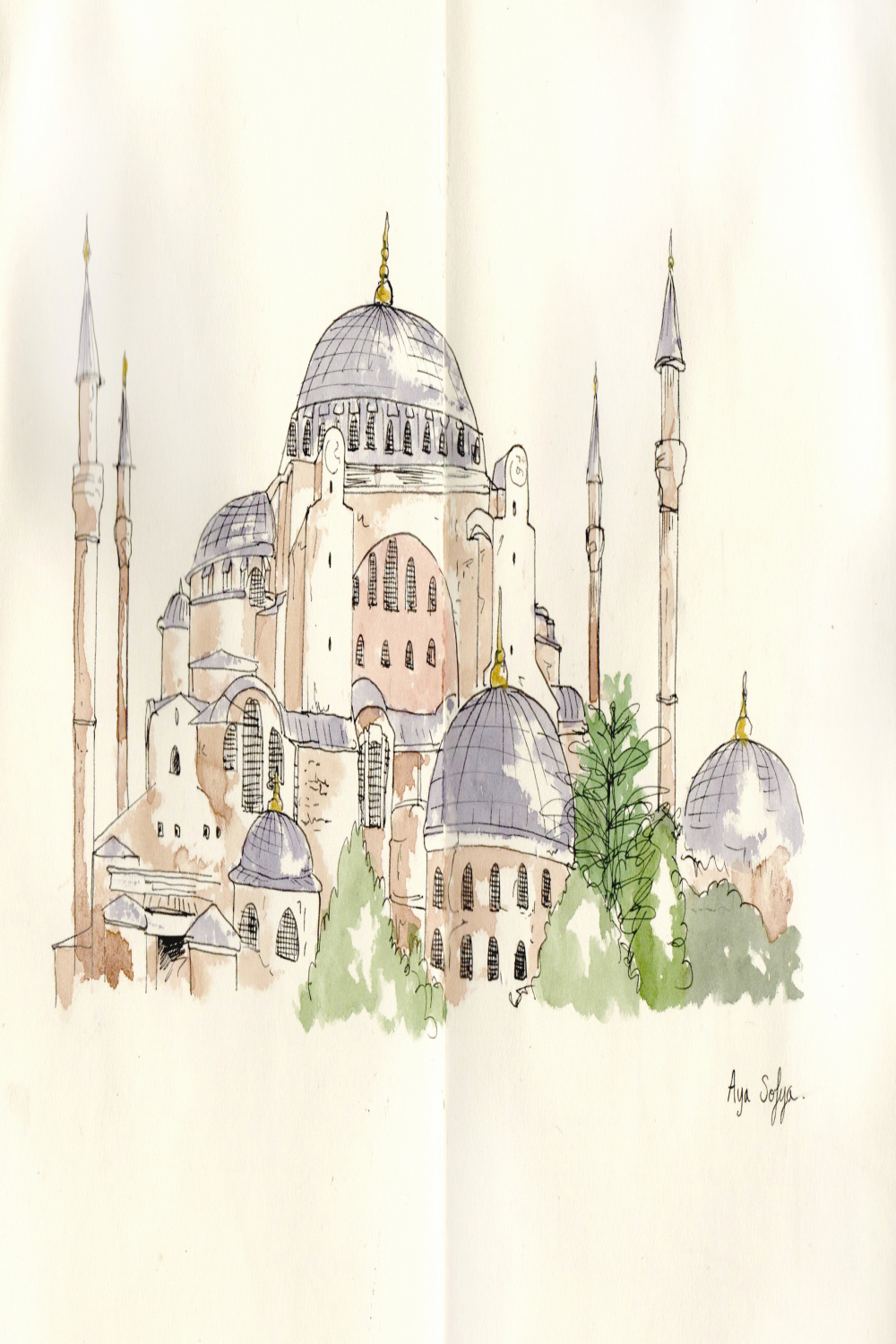 Turkey and South East Asia in Sketches by Faustine Clavert
