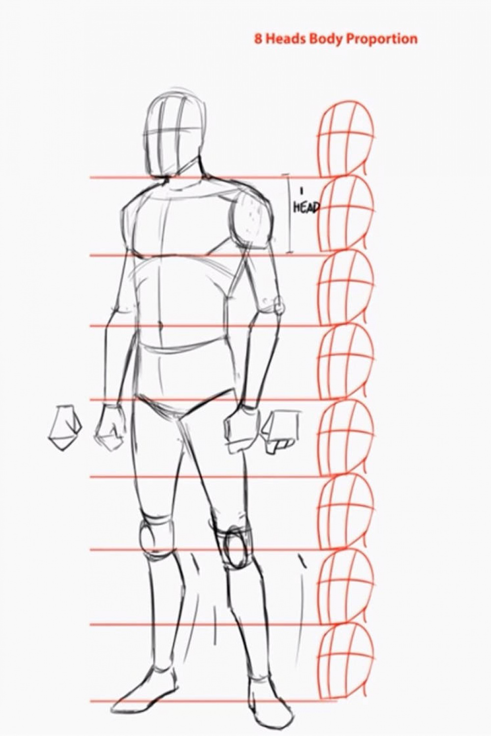 TUTORIAL HOW TO DRAW THE HUMAN BODY IN / VIEW by ARTOFJUSTAMAN