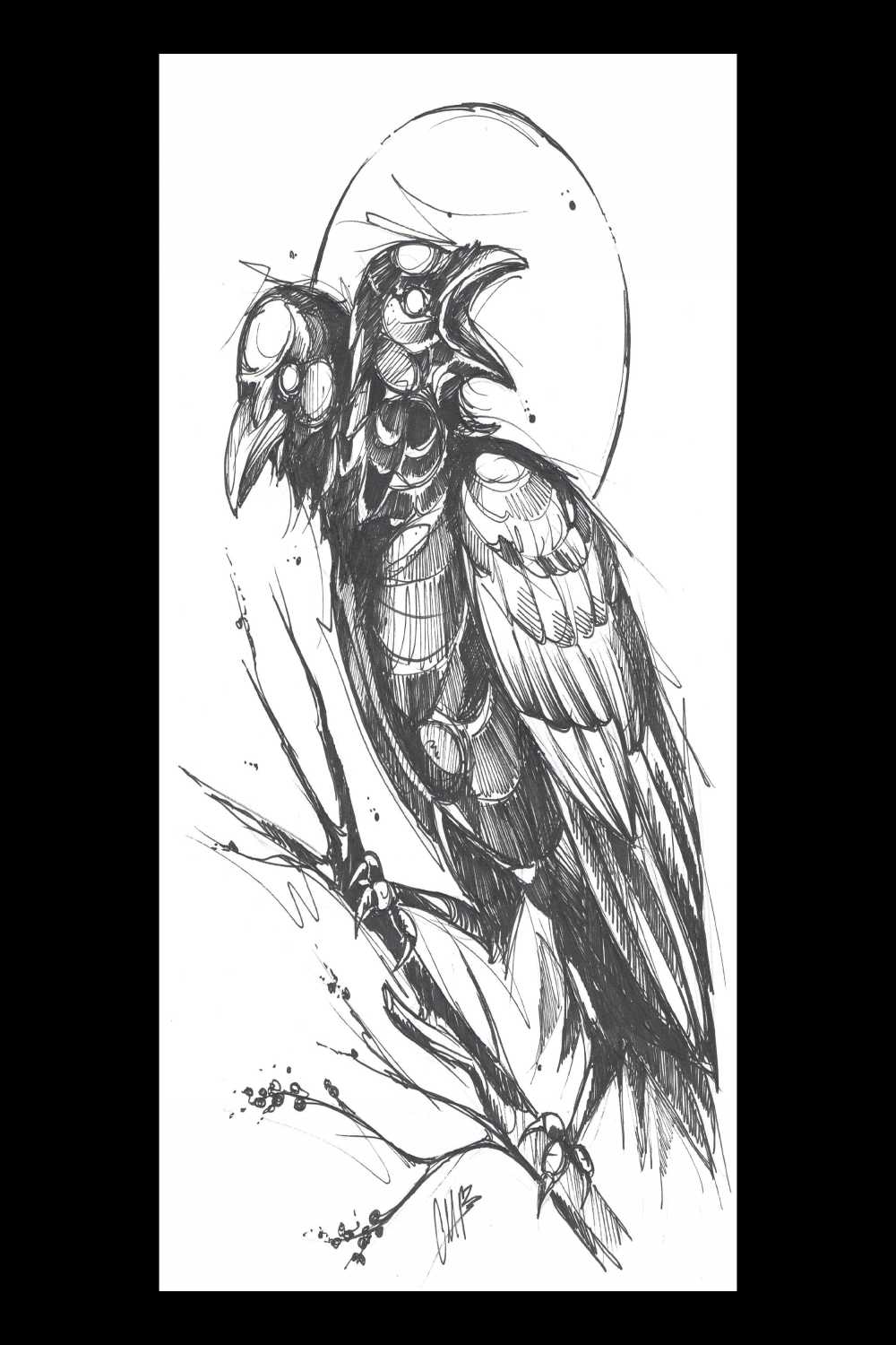 Two-Headed Crow