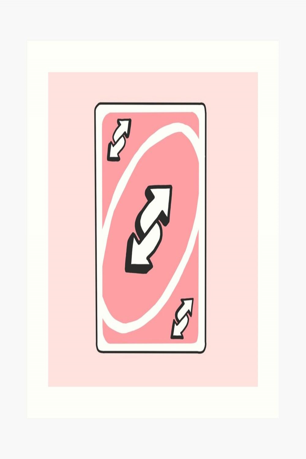 uno reverse card" Art Print for Sale by stickersjess  Card art