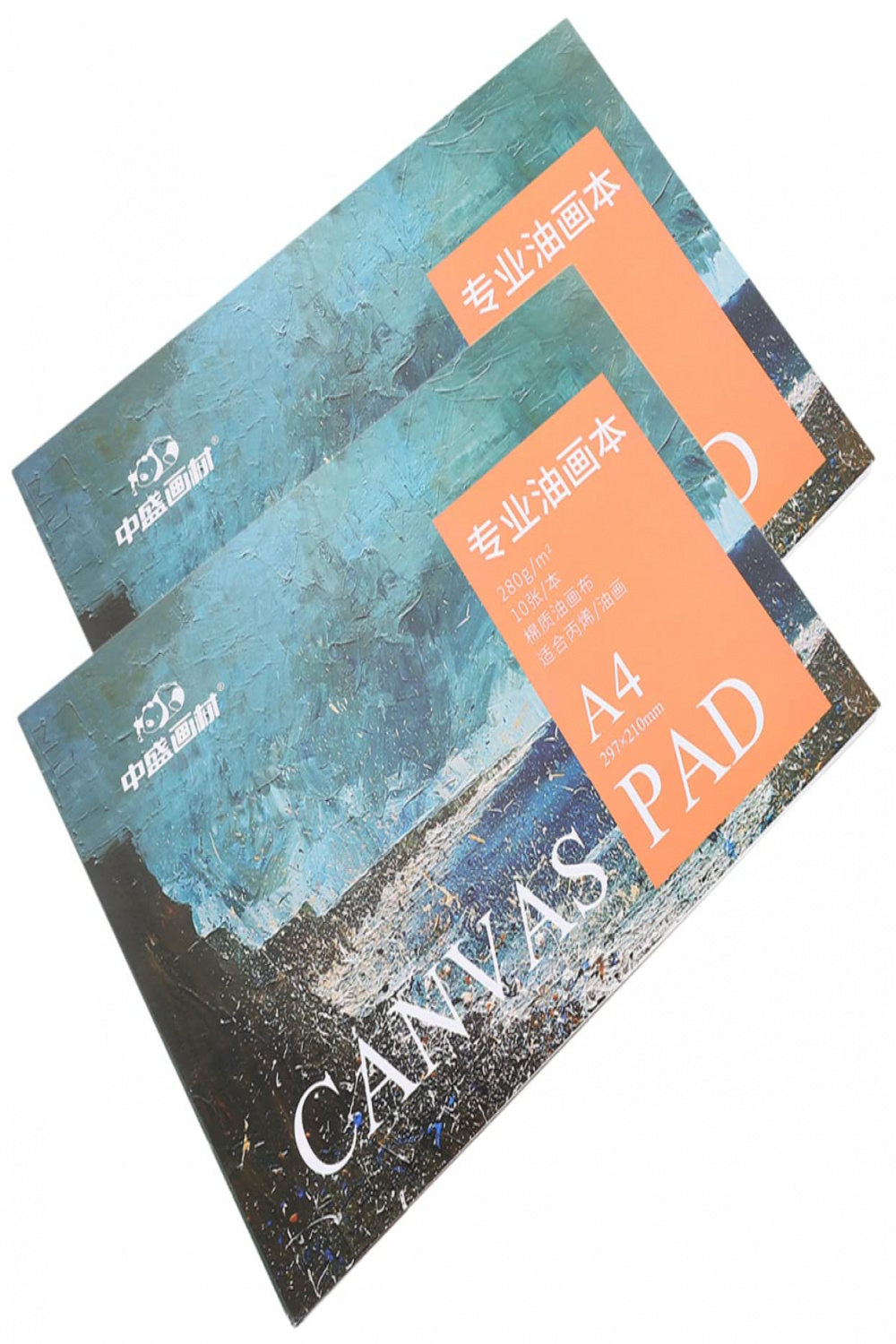 Uonlytech  Sets Cotton Canvas Blank Canvas Blank Sketchbook Book Wallpaper  Tropical Wallpaper Oil Painting Books Canvas Drawing Book DIY Painting
