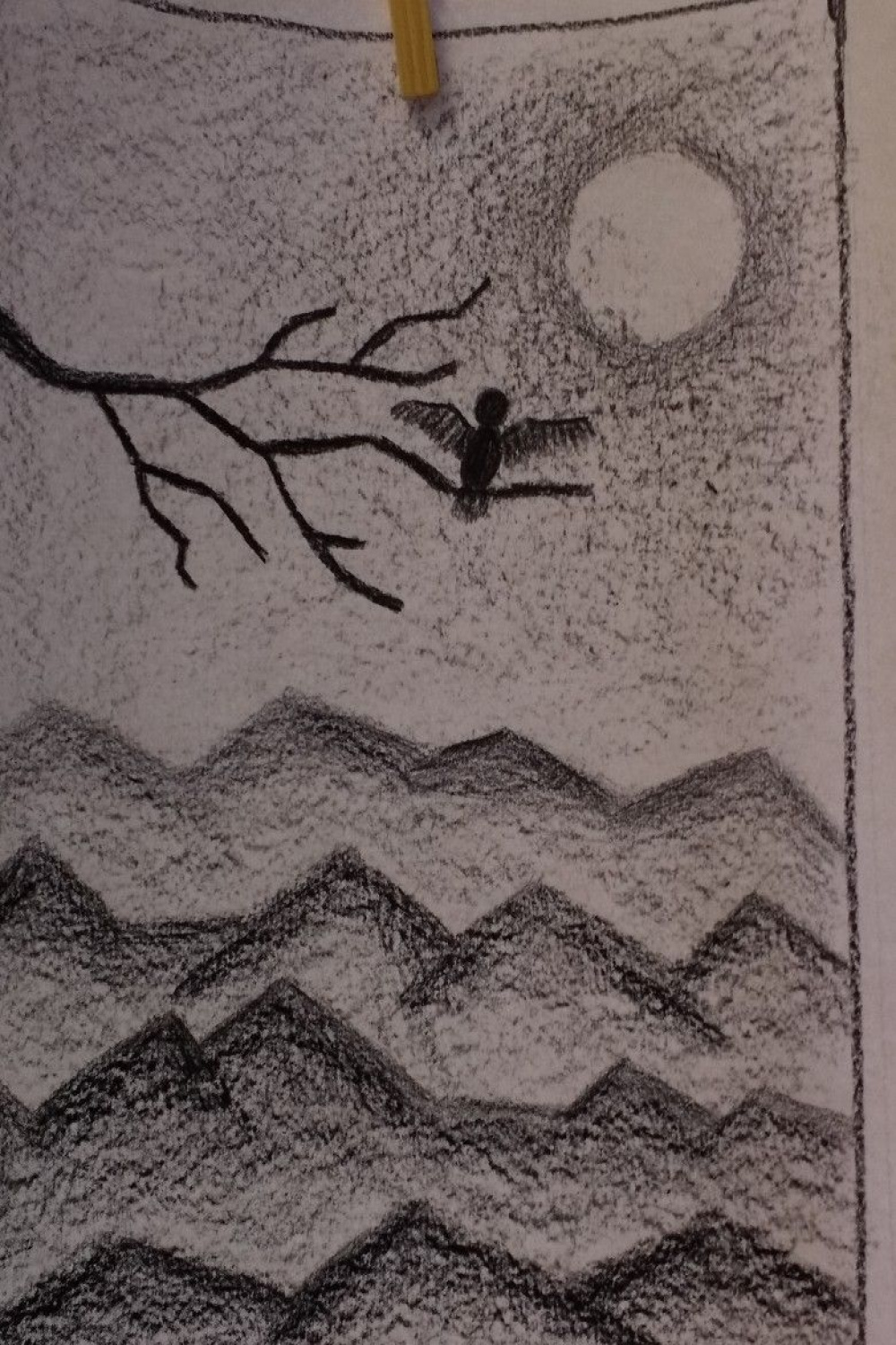 Waldorf grade  black White drawings  Easy drawings, Drawings