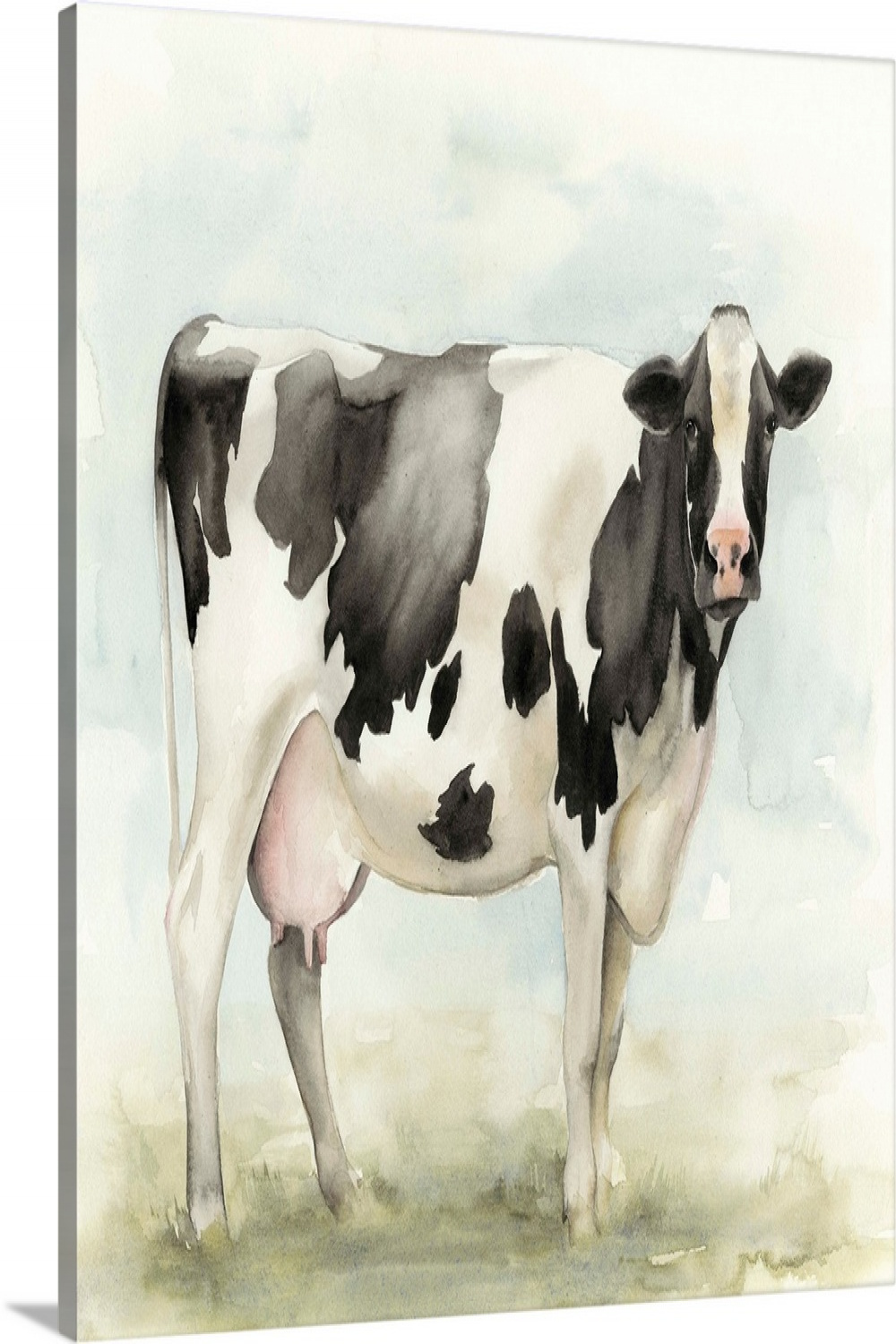 Watercolor Cow I Wall Art, Canvas Prints, Framed Prints, Wall