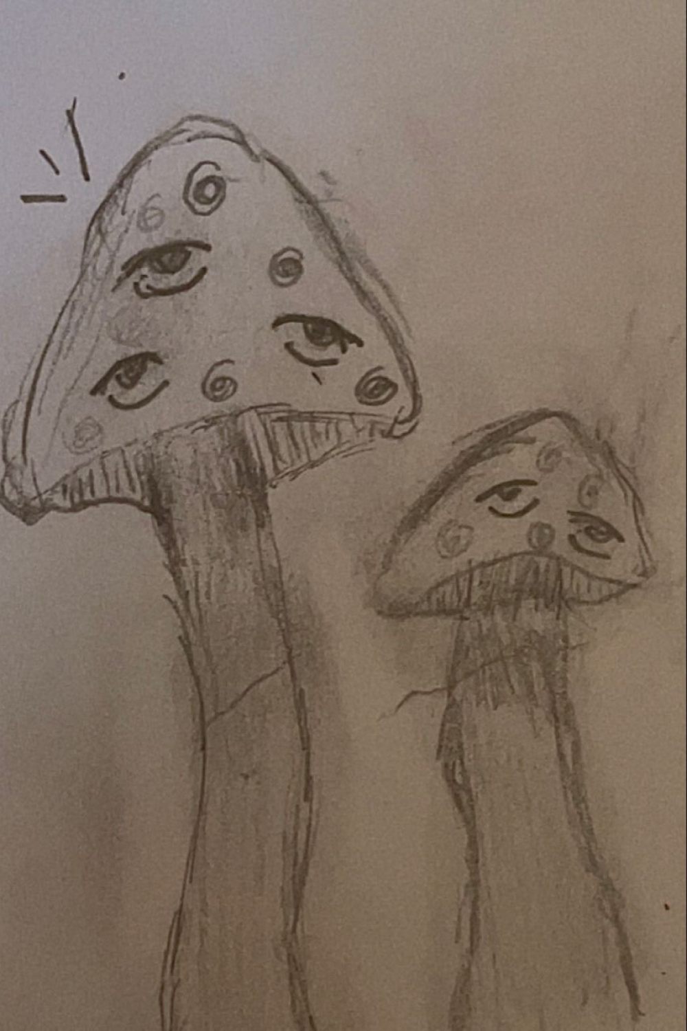 weird core mushroom i drew!!