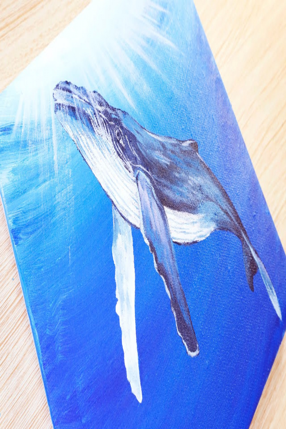 WHALE ACRYLIC PAINTING TUTORIAL FOR BEGINNERS  LEARN HOW TO PAINT  WHALE  PAINTING  RELAXING #