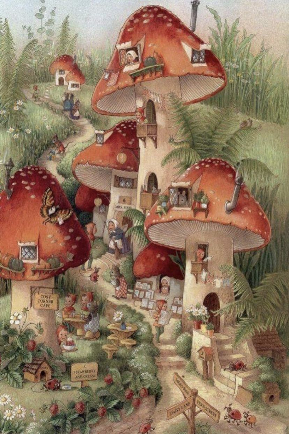 What Do Cottagecorers Think About Cottagecore?  Fairytale art
