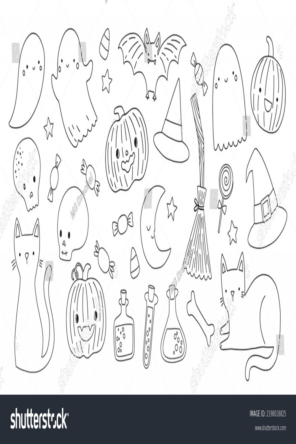 , Witch Line Art Images, Stock Photos, D objects, & Vectors