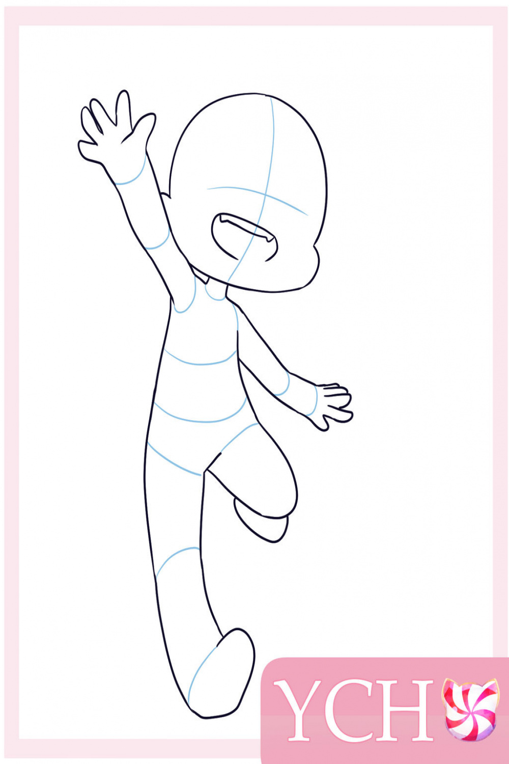 YCH Happy Chibi Base FTU by CandyCaneKoneko on DeviantArt