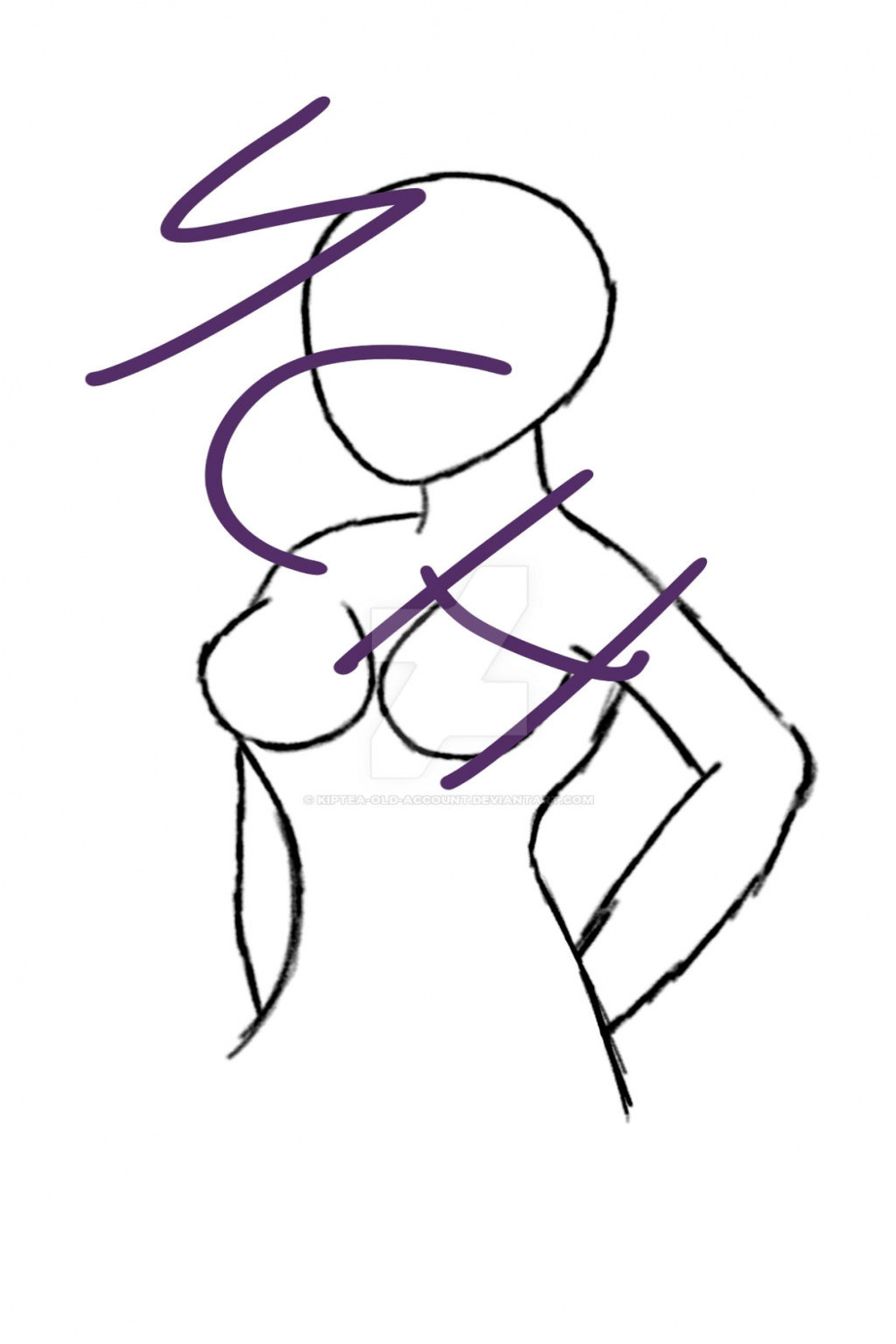 YCH Pose - Top Half body  by KipTea-Old-Account on DeviantArt
