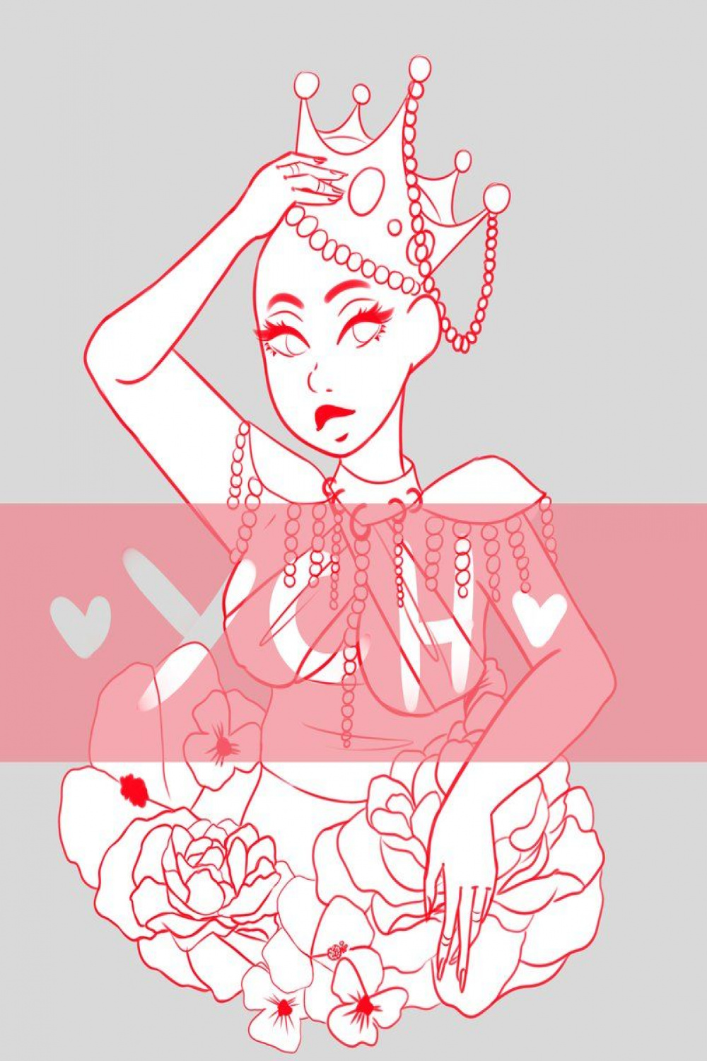 YCH] Queen (OPEN) by Zinovia-star  Anime poses reference, Drawing