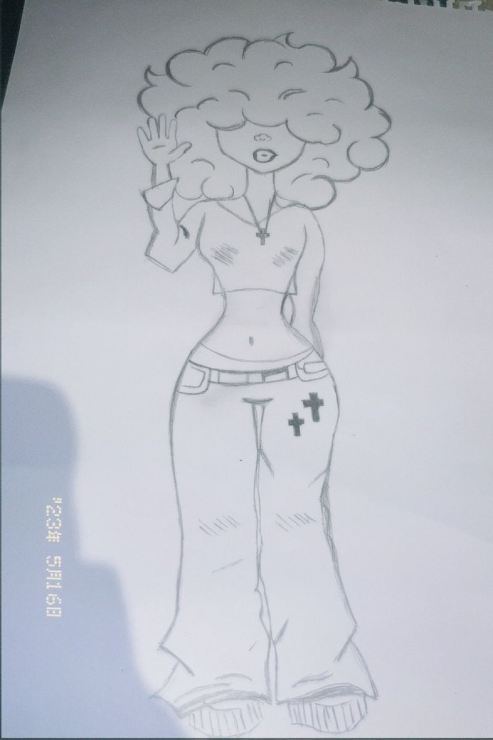 YK drawing in 03  Cute canvas paintings, Graffiti art letters