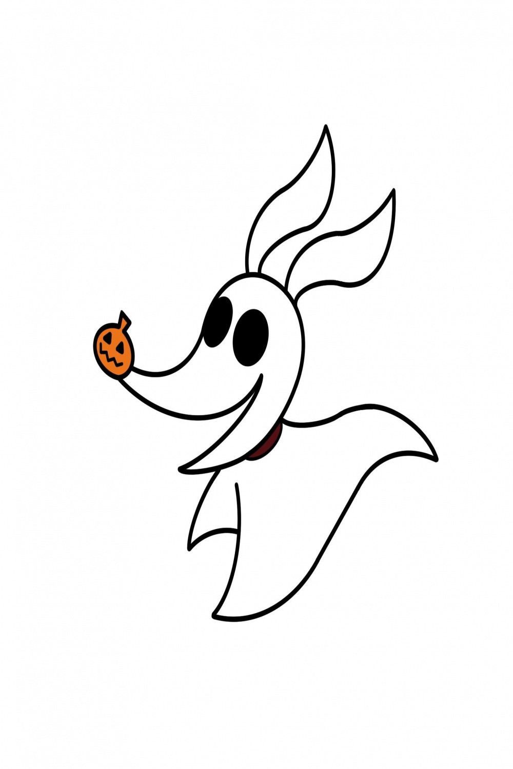 Zero - Nightmare from Christmas - Halloween Digitale Dateien -  SVG/PDF/PNG/Jpeg