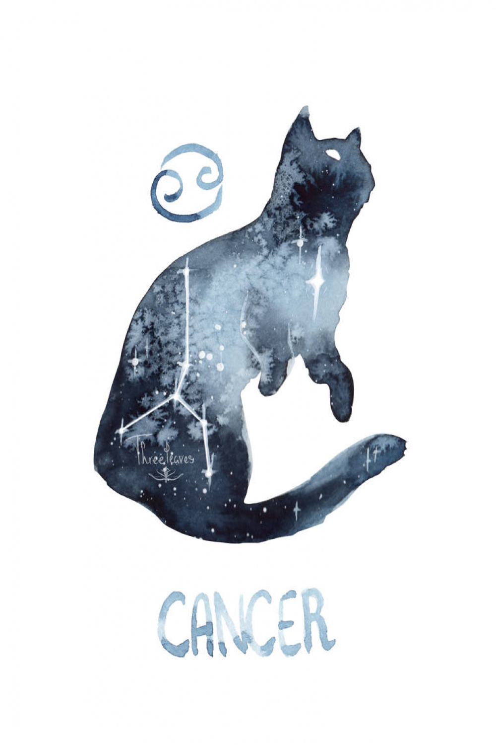 Zodiac Cat - Cancer by ThreeLeaves on DeviantArt