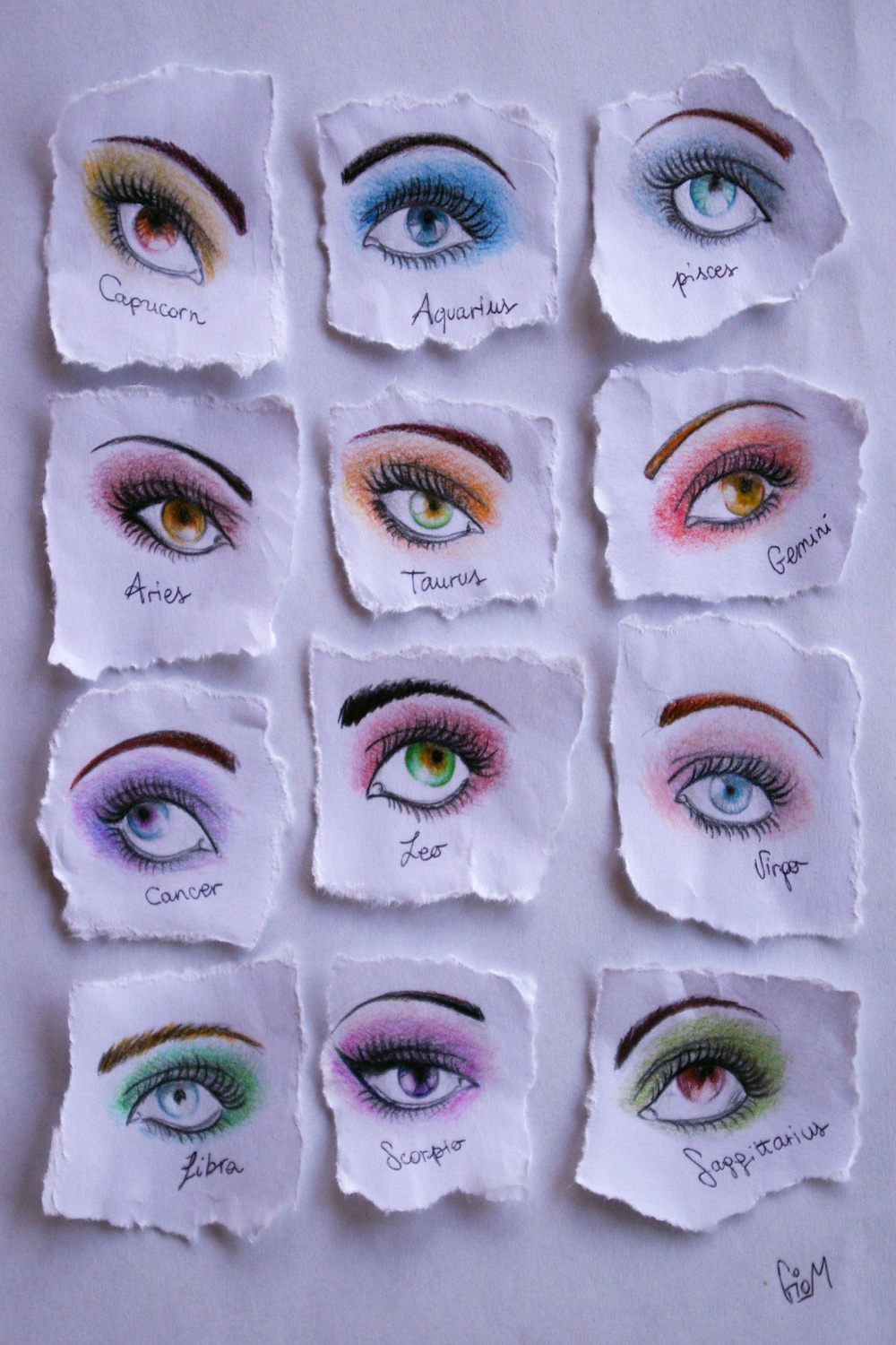Zodiac Eyes by RavingYuuki.deviantart