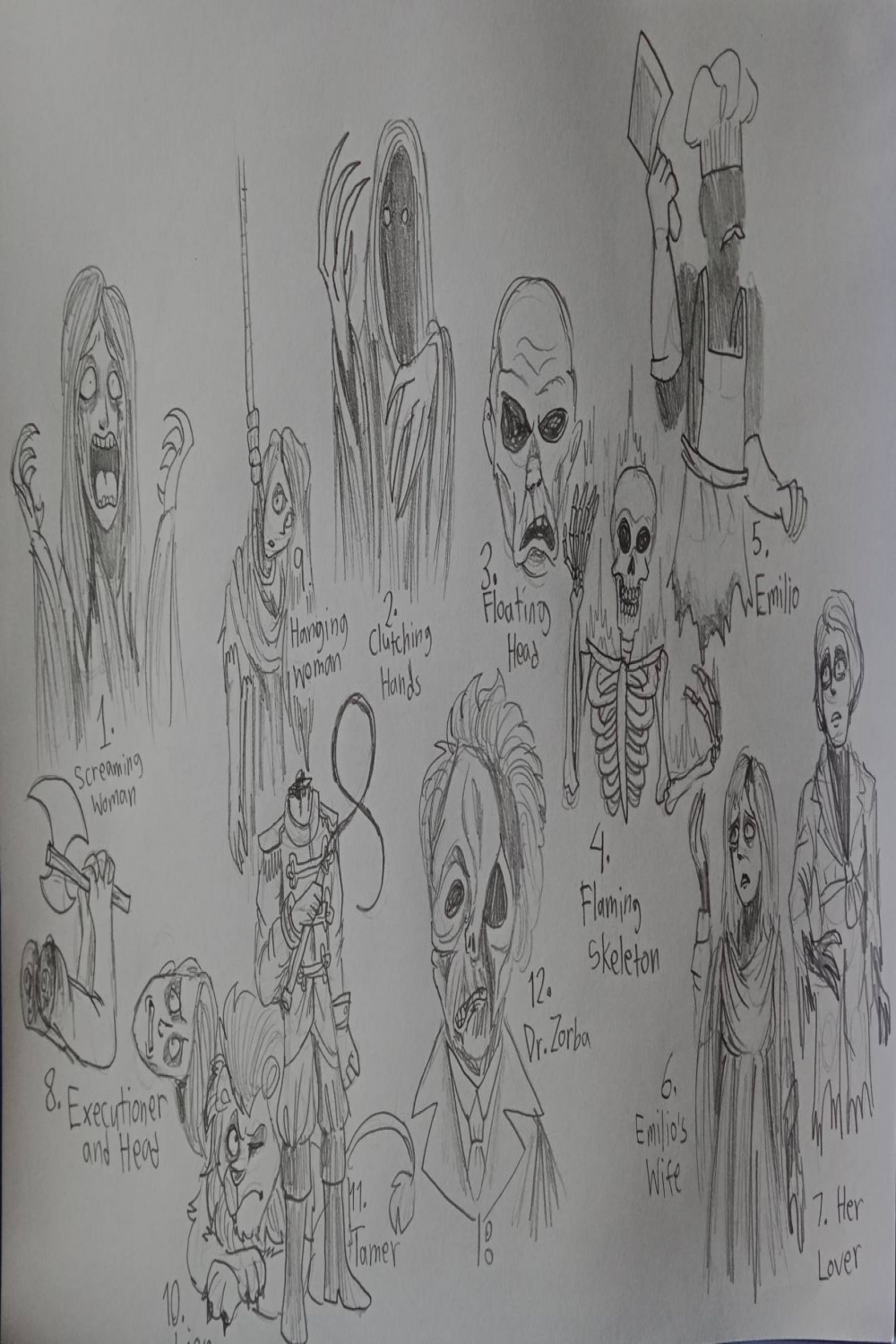 All  Ghosts from  Ghosts () by CaseyTheCreative on DeviantArt