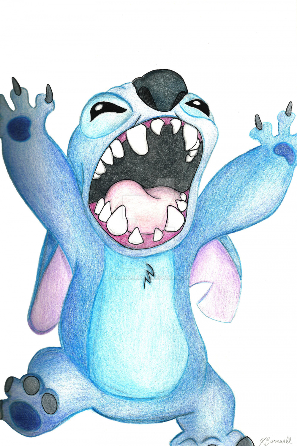 Angry Stitch [--] by Kbarnwell on DeviantArt