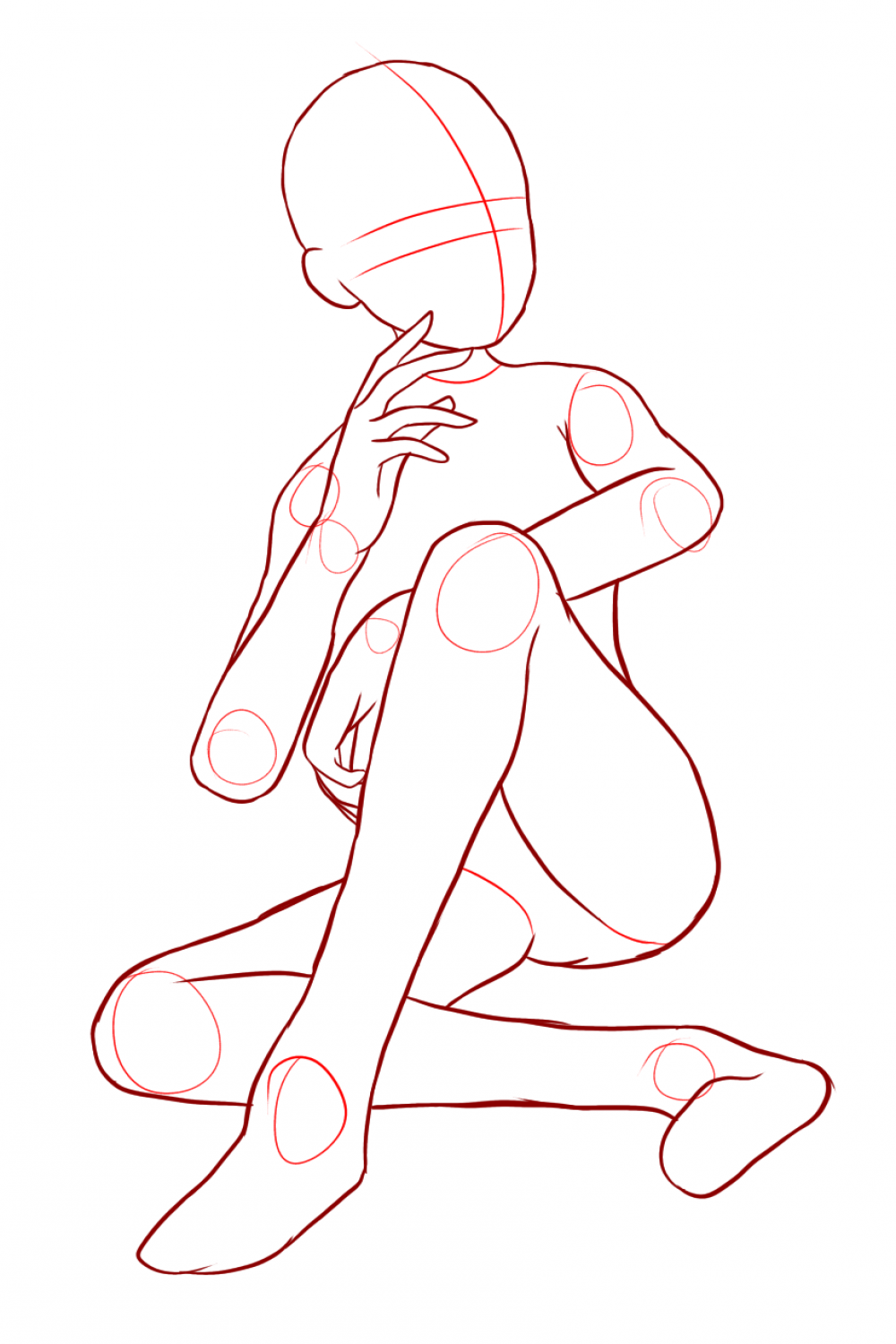 Anime drawing base by KingfScrubz on DeviantArt