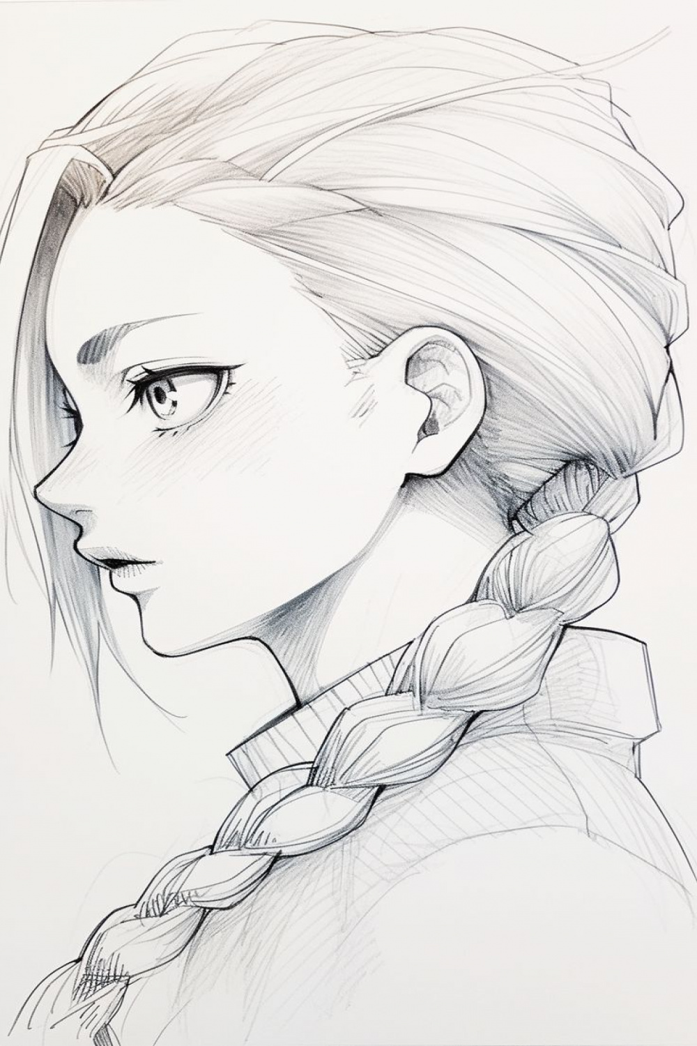 Anime drawing tutorial  anime sketch  cool anime girl with