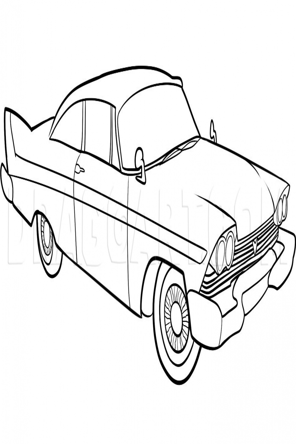 Art ideas  guided drawing, old cars, in and out movie