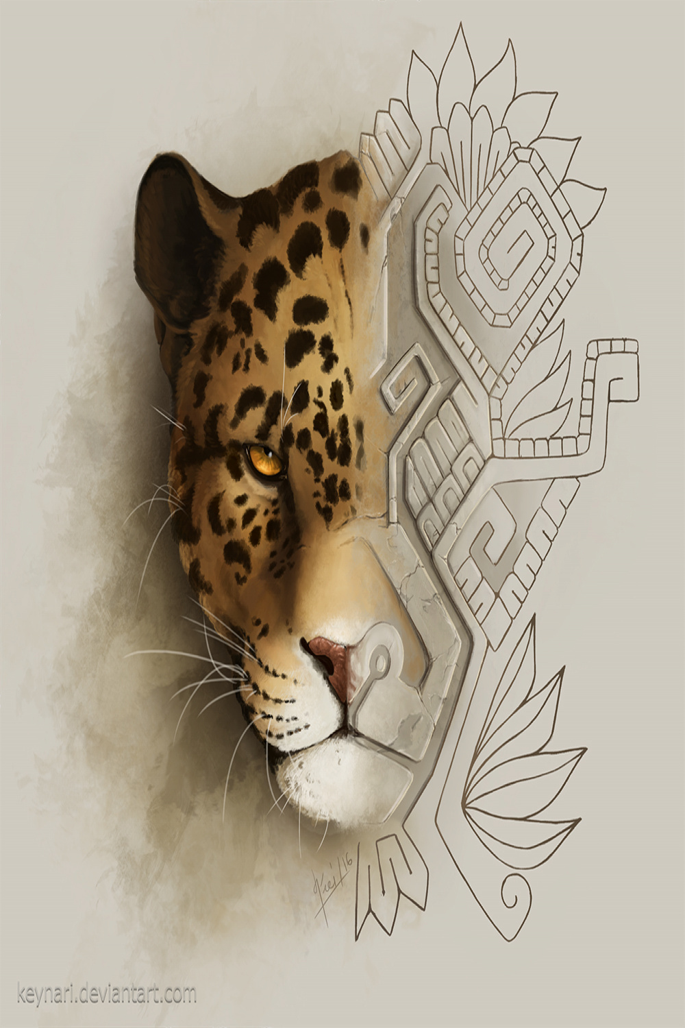 Aztec jaguar by Keynari on DeviantArt