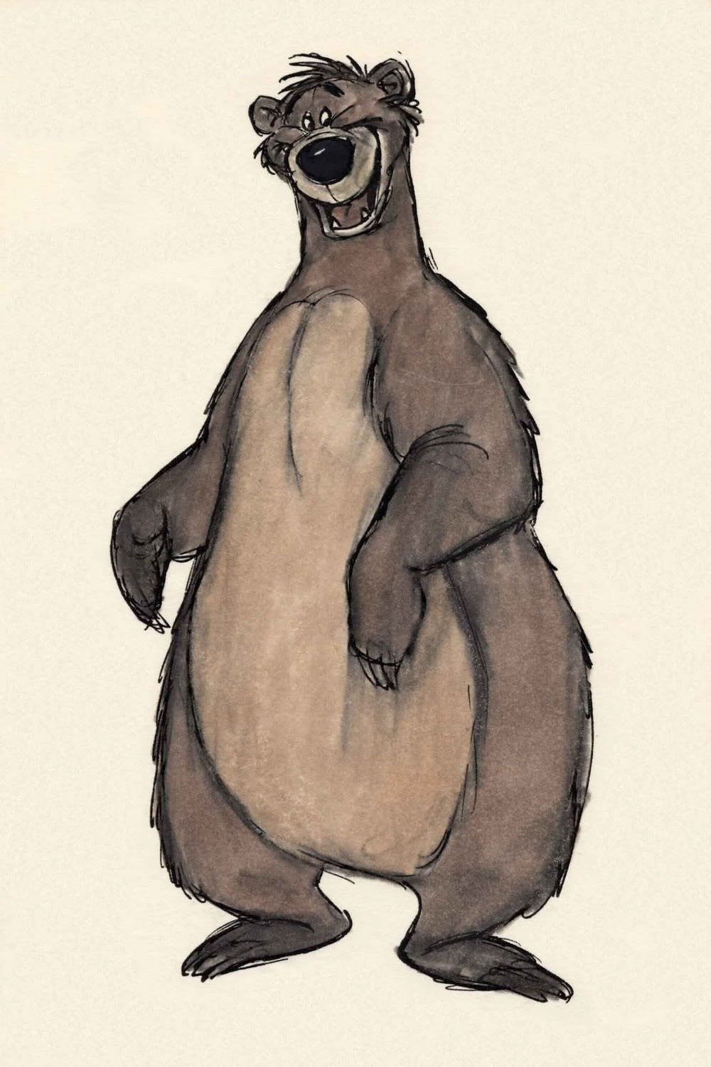 Baloo/Gallery - DisneyWiki  Disney concept art, Disney drawings