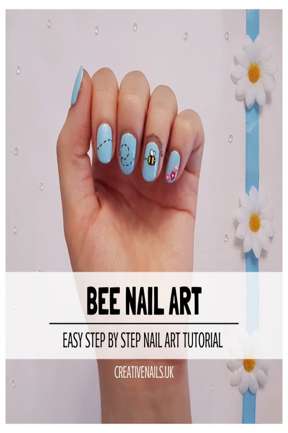 Bee Nail Art Tutorial  Creative Nails