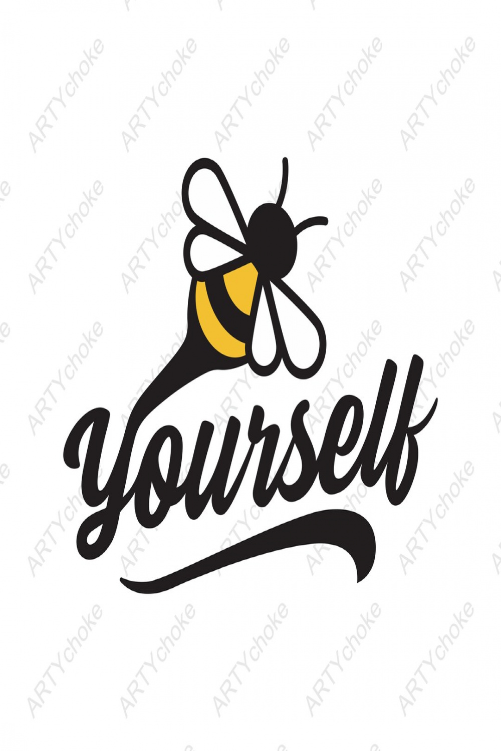 Bee yourself. Dateien für Cricut vorbereitet. SVG Clip Art. Digitale Datei  zum sofortigen Download verfügbar. - Etsy