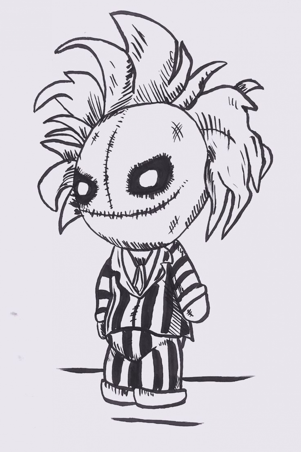 Beetlejuice Drawing