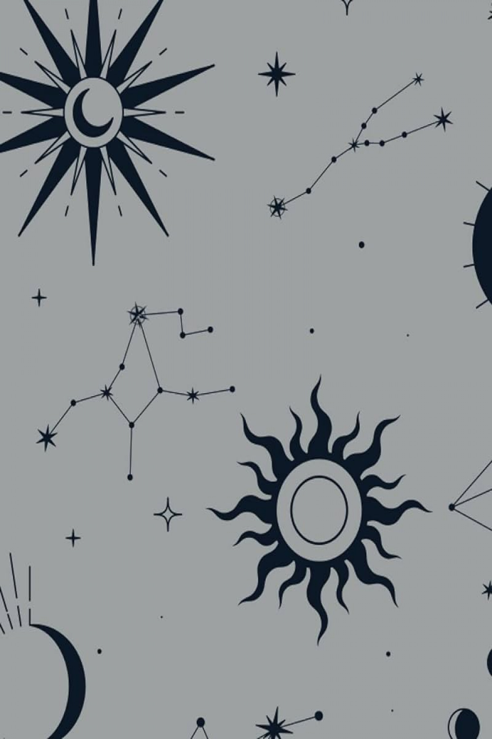 Celestial Moon Journal: Wide Ruled Journal Notebook + Sketch Book Paper,  Lunar Phase Illustrations, Matte Finish, Use for Writing, Drawing, as a