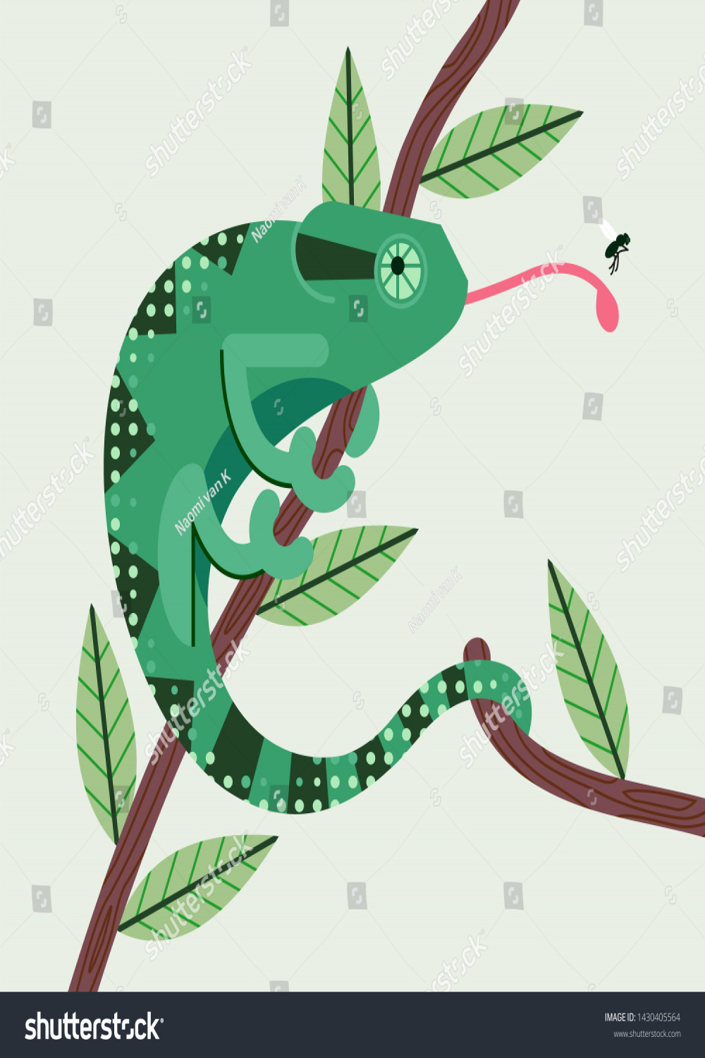 Chameleon Eat Insect Royalty-Free Images, Stock Photos
