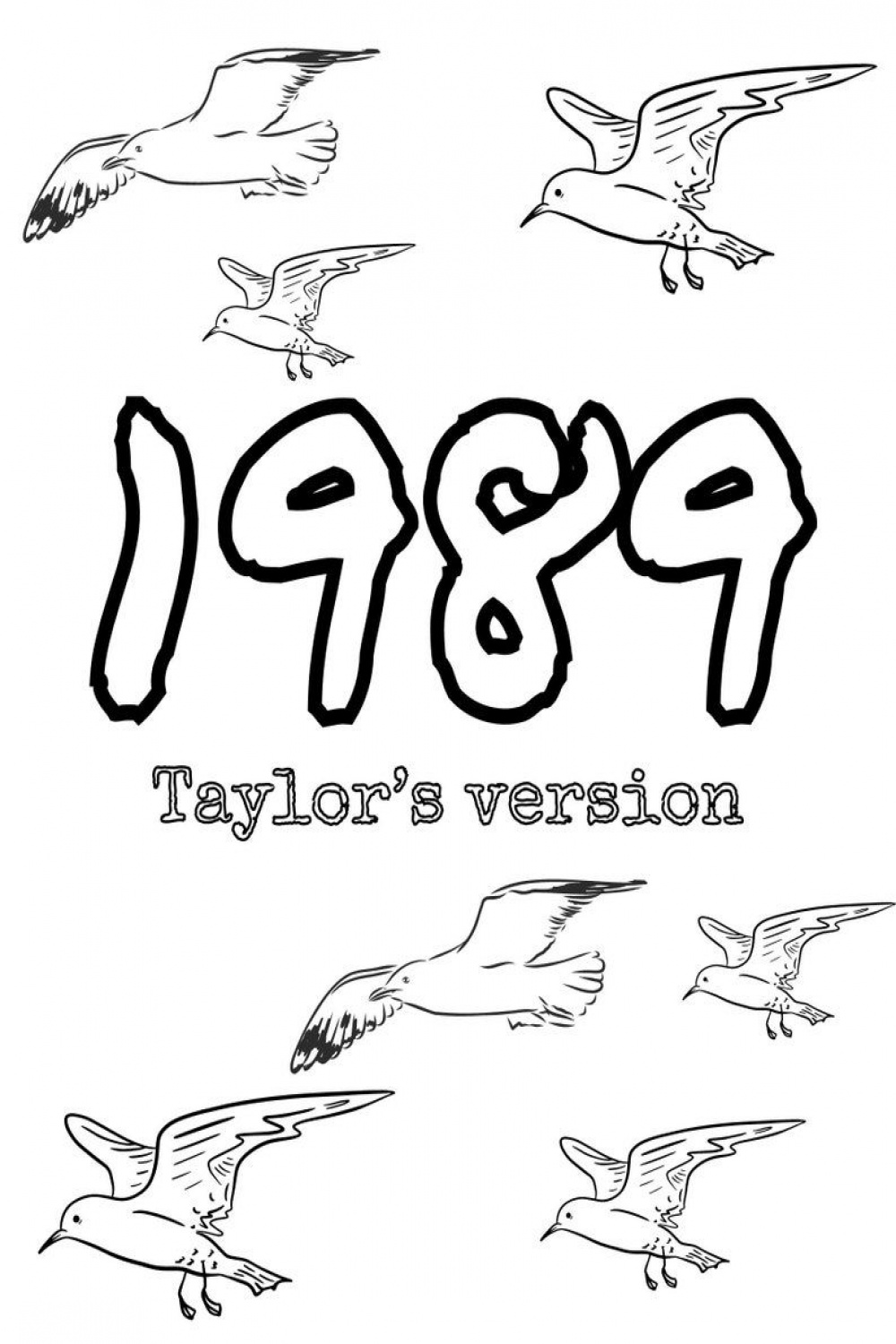 Coloring Pages Listening Party Printables (Instant Download