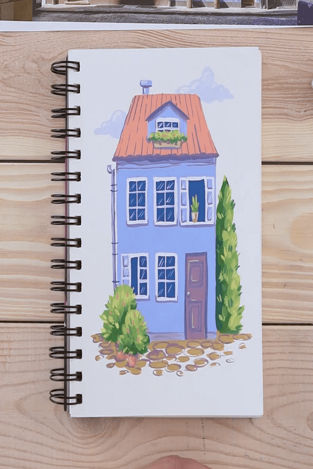 Create a House Drawing & Paint with Gouache  Arteza Art Camp Day