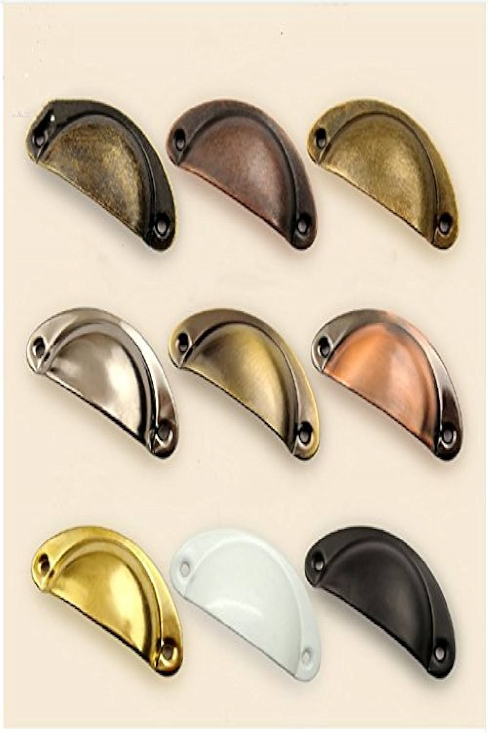 Creatwls Cabinet Door Drawer Locker Pull Handles Pull Shell Handle