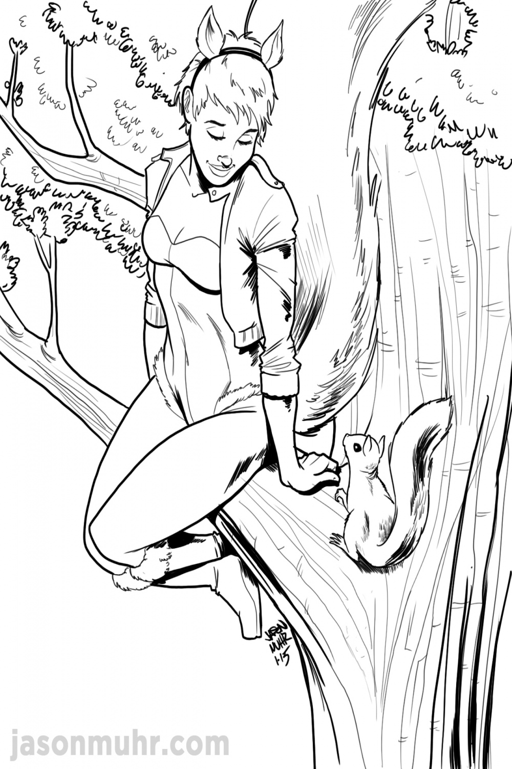 Daily Sketch: Squirrel Girl — Jason Muhr - Illustration & Graphic