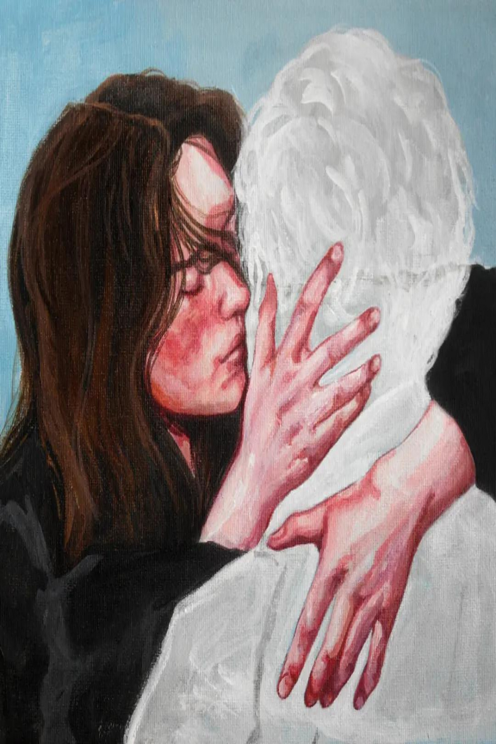 dancing with your ghost, me, acrylic on canvas,  : r/Art