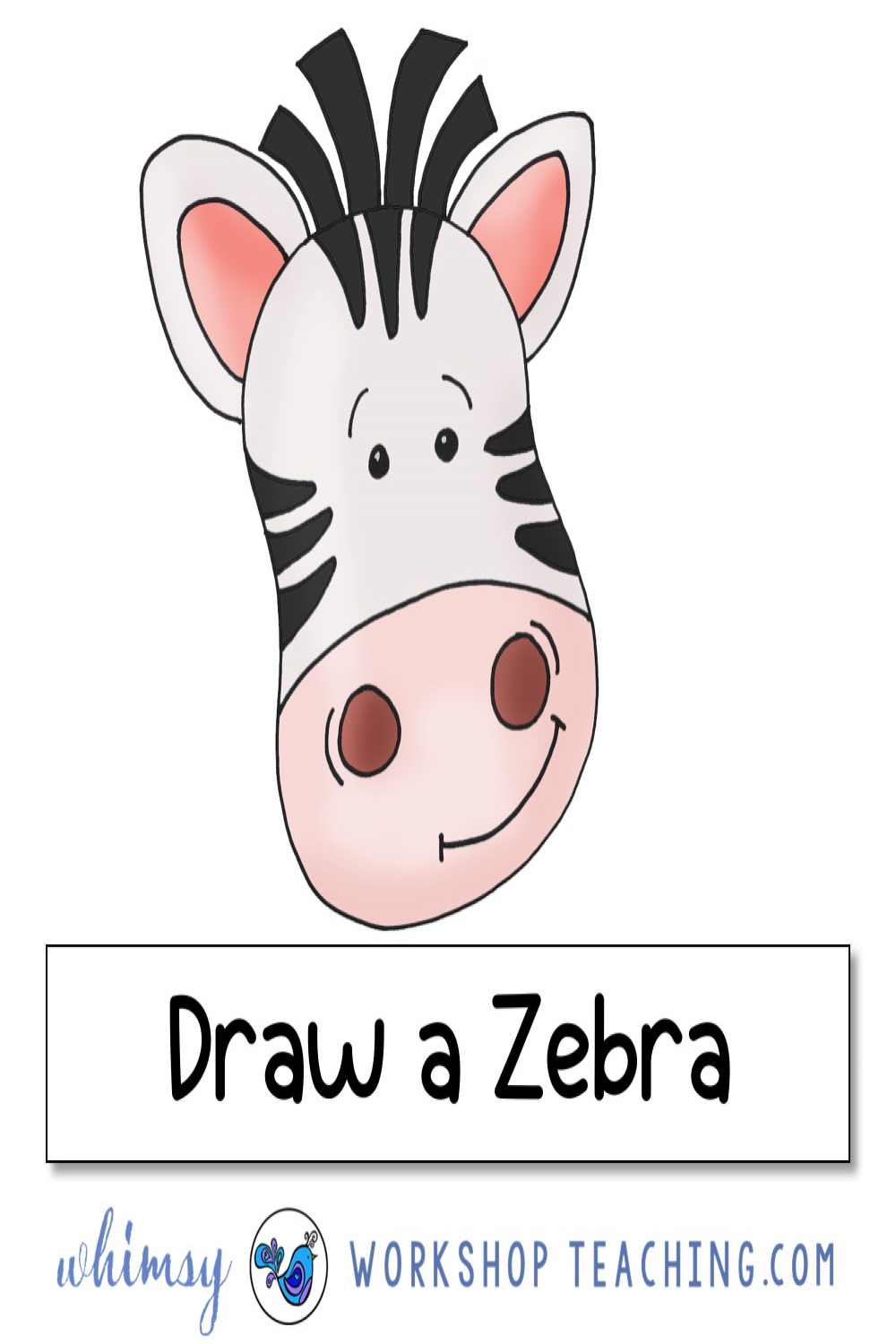 Directed Drawing Videos: Zebra - Whimsy Workshop Teaching