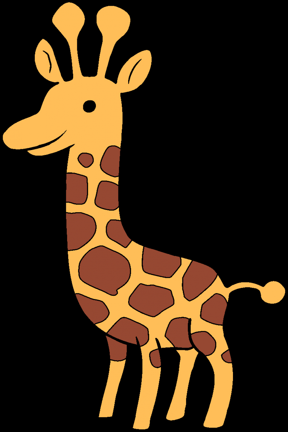 Download and share clipart about Giraffe - Giraffe With Short Neck