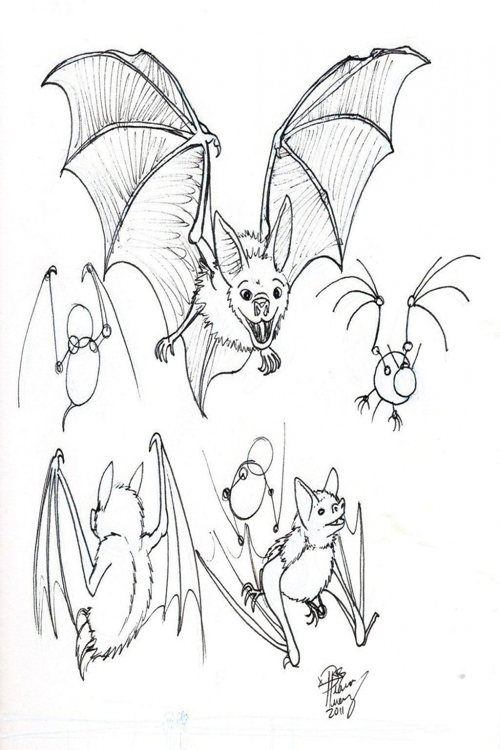 Draw a Bat  by Diana-Huang on deviantART  Draw a bat, Drawings