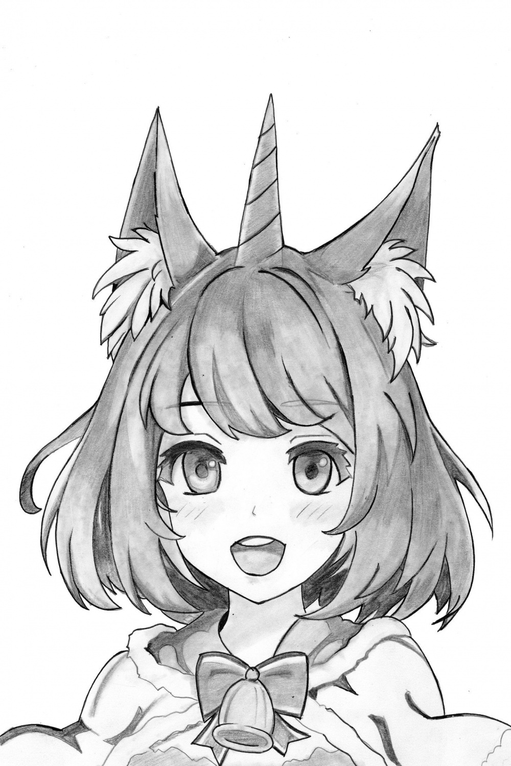 Drawing Cute Anime Unicorn Girl  Anime girl drawings, Cute