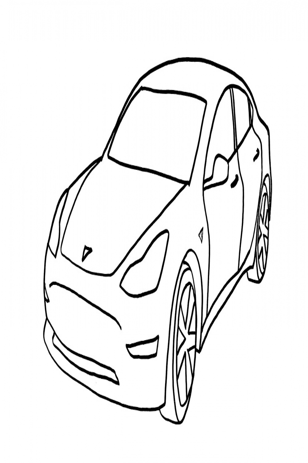 Easy car drawing tutorial - How to draw a car easy step by step - Sport car  drawing