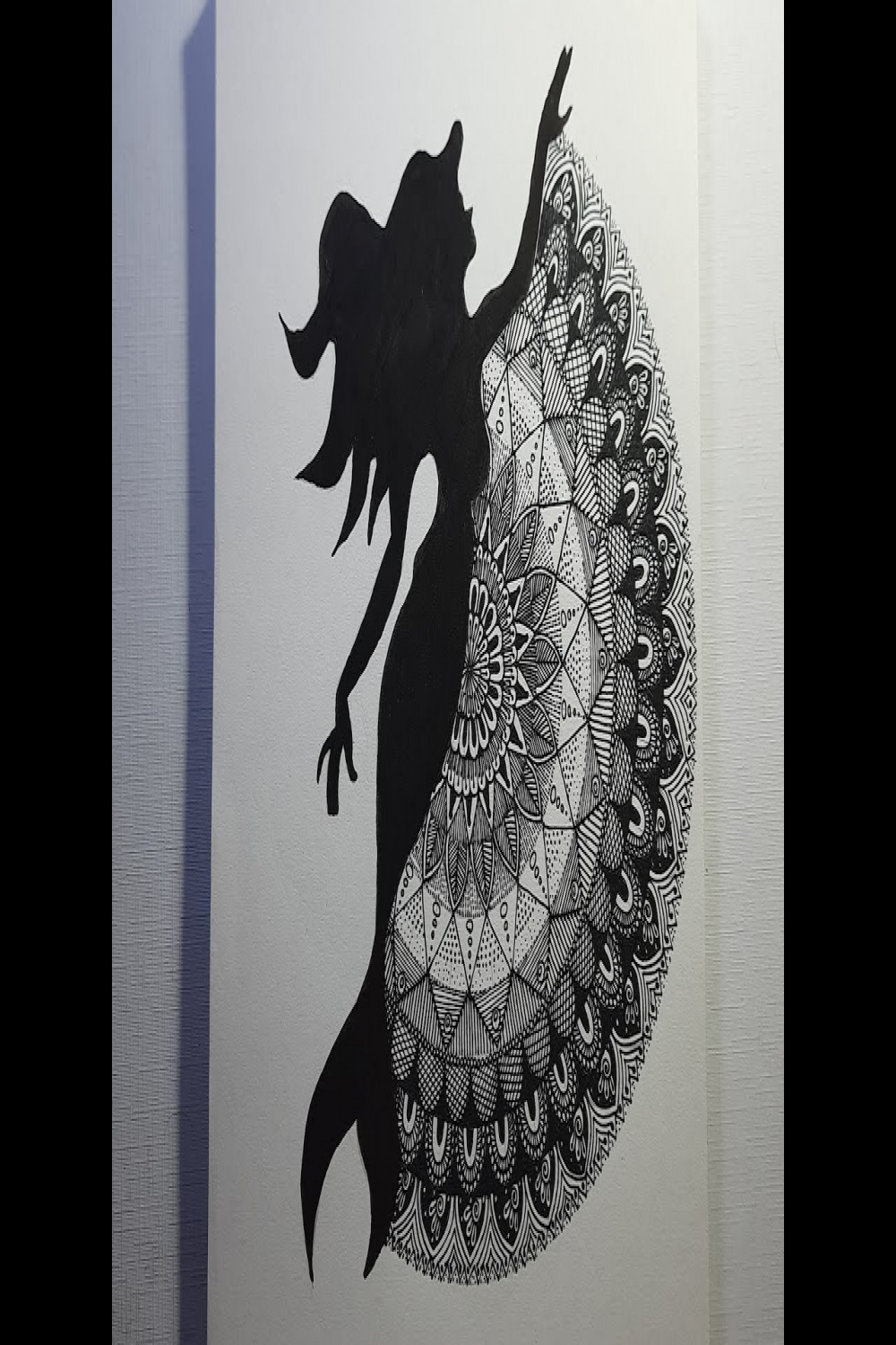 Easy to draw mandala art  Drawing a mermaid  Mandala drawing for beginners